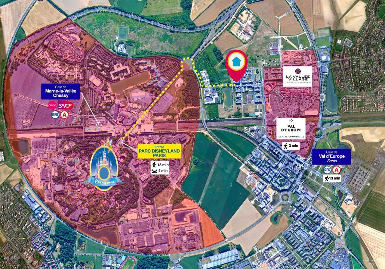 Disneyland-Paris, Studio 2 Pers, Wifi Серрі Екстер'єр фото